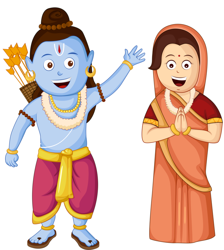 Sita mata with Rama